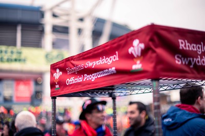 100324 - Wales v France - Guinness Six Nations - Program Seller 