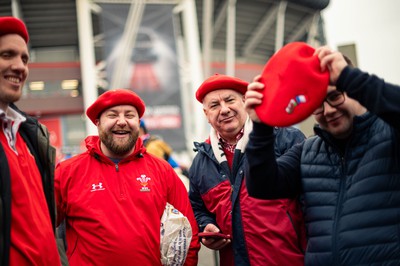 100324 - Wales v France - Guinness Six Nations - Wales Fans 