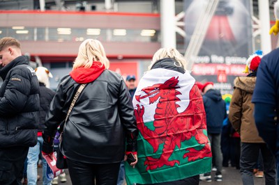 100324 - Wales v France - Guinness Six Nations - Wales Fans 