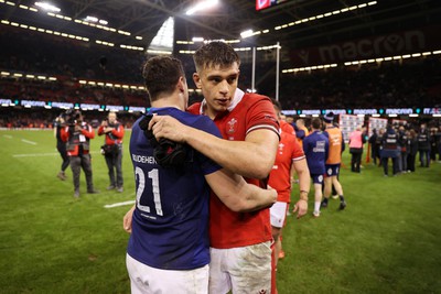 100324 - Wales v France - Guinness 6 Nations Championship - Dafydd Jenkins of Wales at full time