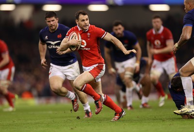 100324 - Wales v France - Guinness 6 Nations Championship - Tomos Williams of Wales 