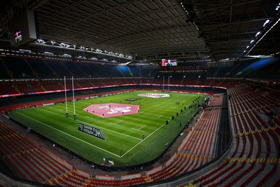 100324 - Wales v France - Guinness Six Nations - General view inside Principality Stadium