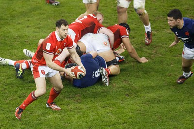 100324 - Wales v France - Guinness Six Nations - Tomos Williams of Wales