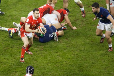 100324 - Wales v France - Guinness Six Nations - Tomos Williams of Wales