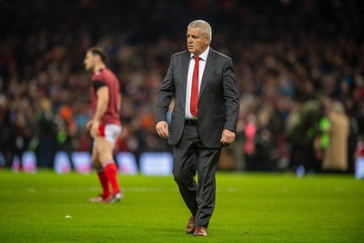 100324 - Wales v France - Guinness Six Nations - Wales head coach Warren Gatland