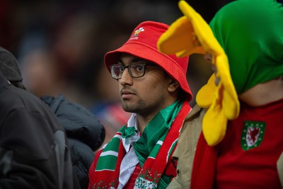 100324 - Wales v France - Guinness Six Nations - Fans