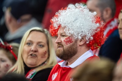 100324 - Wales v France - Guinness Six Nations - Fans