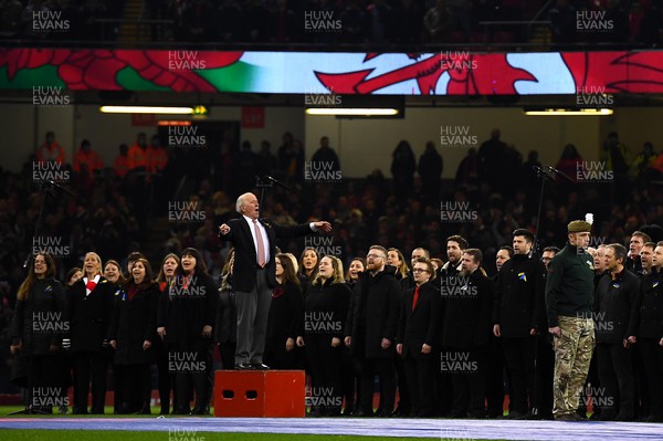 110322 - Wales v France - Guinness Six Nations - Music conductor Dr Haydn James