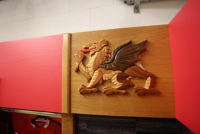 150226 - Wales v France - Guinness Six Nations Championship - Wales dressing room before the game