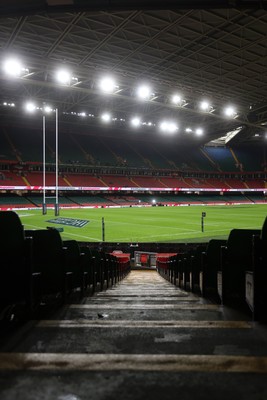 150226 - Wales v France - Guinness Six Nations Championship - General View of the Principality Stadium