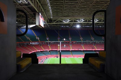 150226 - Wales v France - Guinness Six Nations Championship - General View of the Principality Stadium