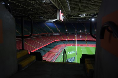 150226 - Wales v France - Guinness Six Nations Championship - General View of the Principality Stadium