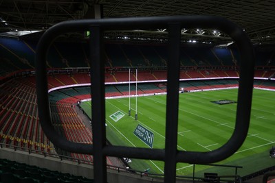150226 - Wales v France - Guinness Six Nations Championship - General View of the Principality Stadium