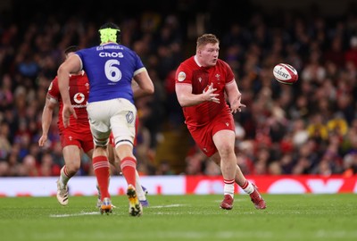 150226 - Wales v France - Guinness Six Nations Championship - Rhys Carre of Wales 