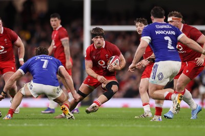 150226 - Wales v France - Guinness Six Nations Championship - Alex Mann of Wales 