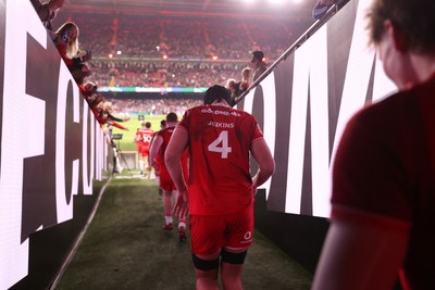 150226 - Wales v France - Guinness Six Nations Championship - Dafydd Jenkins of Wales 