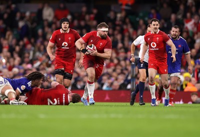 150226 - Wales v France - Guinness Six Nations Championship - Tomas Francis of Wales 