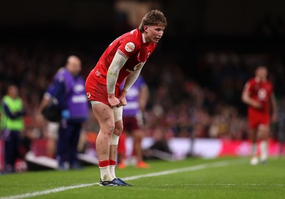 150226 - Wales v France - Guinness Six Nations Championship - Ellis Mee of Wales 