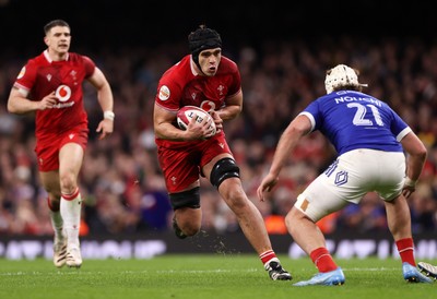 150226 - Wales v France - Guinness Six Nations Championship - Dafydd Jenkins of Wales 