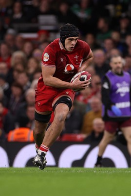 150226 - Wales v France - Guinness Six Nations Championship - Dafydd Jenkins of Wales 