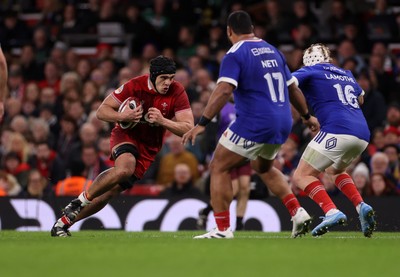 150226 - Wales v France - Guinness Six Nations Championship - Dafydd Jenkins of Wales 