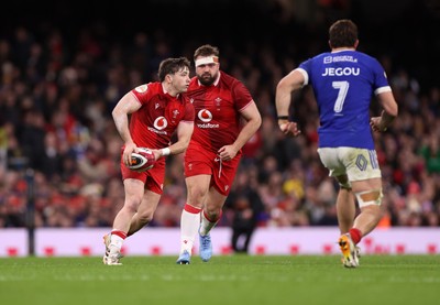 150226 - Wales v France - Guinness Six Nations Championship - Dan Edwards of Wales  