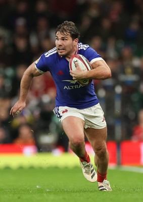 150226 - Wales v France, 2026 Guinness Six Nations - Antoine Dupont of France 