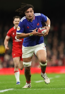 150226 - Wales v France, 2026 Guinness Six Nations - Michael Guillard of France 