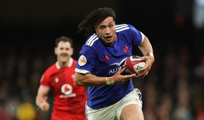 150226 - Wales v France, 2026 Guinness Six Nations - Michael Guillard of France 