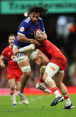 150226 - Wales v France, 2026 Guinness Six Nations - Michael Guillard of France 