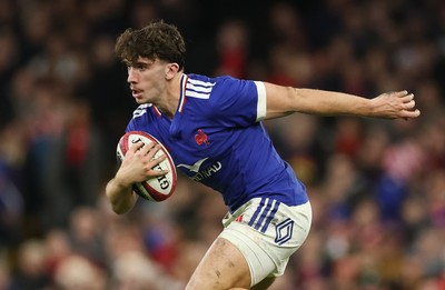 150226 - Wales v France, 2026 Guinness Six Nations - Fabien Brau-Boirie of France 