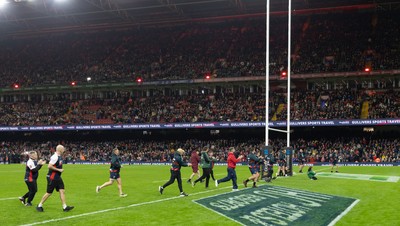 150226 - Wales v France, 2026 Guinness Six Nations - Army half time try score