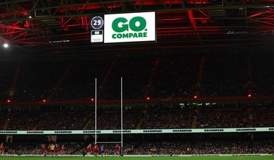 150226 - Wales v France, 2026 Guinness Six Nations - Go Compare Shot Clock