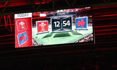 150226 - Wales v France, 2026 Guinness Six Nations - Final Scoreboard