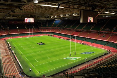 150226 - Wales v France - Guinness Six Nations - General view inside Principality Stadium before the match