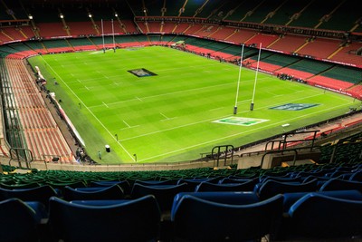 150226 - Wales v France - Guinness Six Nations - General view inside Principality Stadium before the match