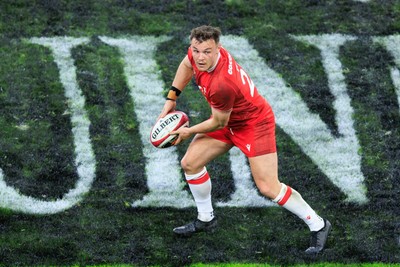 150226 - Wales v France - Guinness Six Nations - Jarrod Evans of Wales