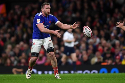 150226 - Wales v France - Guinness Men's Six Nations - Anthony Jelonch of France