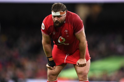 150226 - Wales v France - Guinness Men's Six Nations - Tomas Francis of Wales