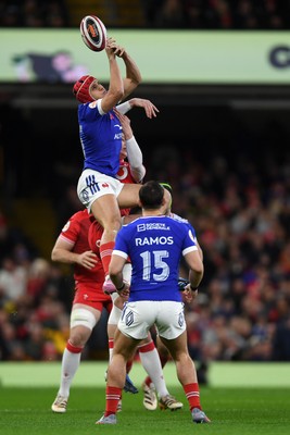 150226 - Wales v France - Guinness Men's Six Nations - Louis Bielle-Biarrey of France