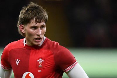 150226 - Wales v France - Guinness Men's Six Nations - Ellis Mee of Wales