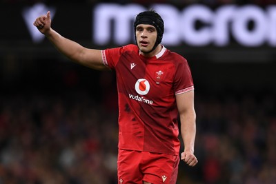 150226 - Wales v France - Guinness Men's Six Nations - Dafydd Jenkins of Wales