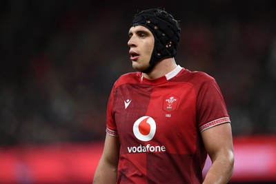 150226 - Wales v France - Guinness Men's Six Nations - Dafydd Jenkins of Wales