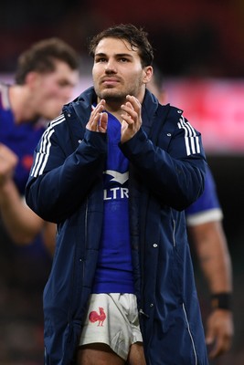 150226 - Wales v France - Guinness Men's Six Nations - Antoine Dupont of France at full time