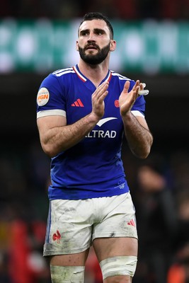 150226 - Wales v France - Guinness Men's Six Nations - Charles Ollivon of France at full time