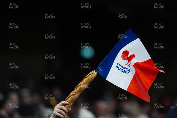 150226 - Wales v France - Guinness Six Nations - Fans during the game 