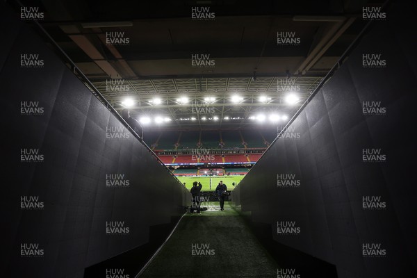 150226 - Wales v France - Guinness Six Nations Championship - General View of the Principality Stadium