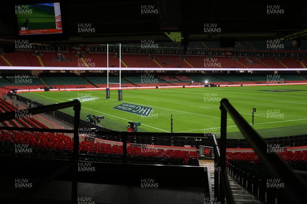 150226 - Wales v France - Guinness Six Nations Championship - General View of the Principality Stadium