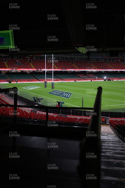 150226 - Wales v France - Guinness Six Nations Championship - General View of the Principality Stadium