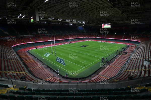150226 - Wales v France - Guinness Six Nations Championship - General View of the Principality Stadium